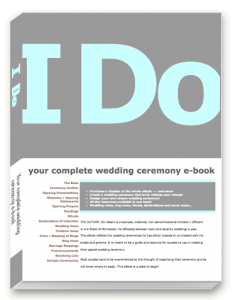 I Do wedding ceremony e-book